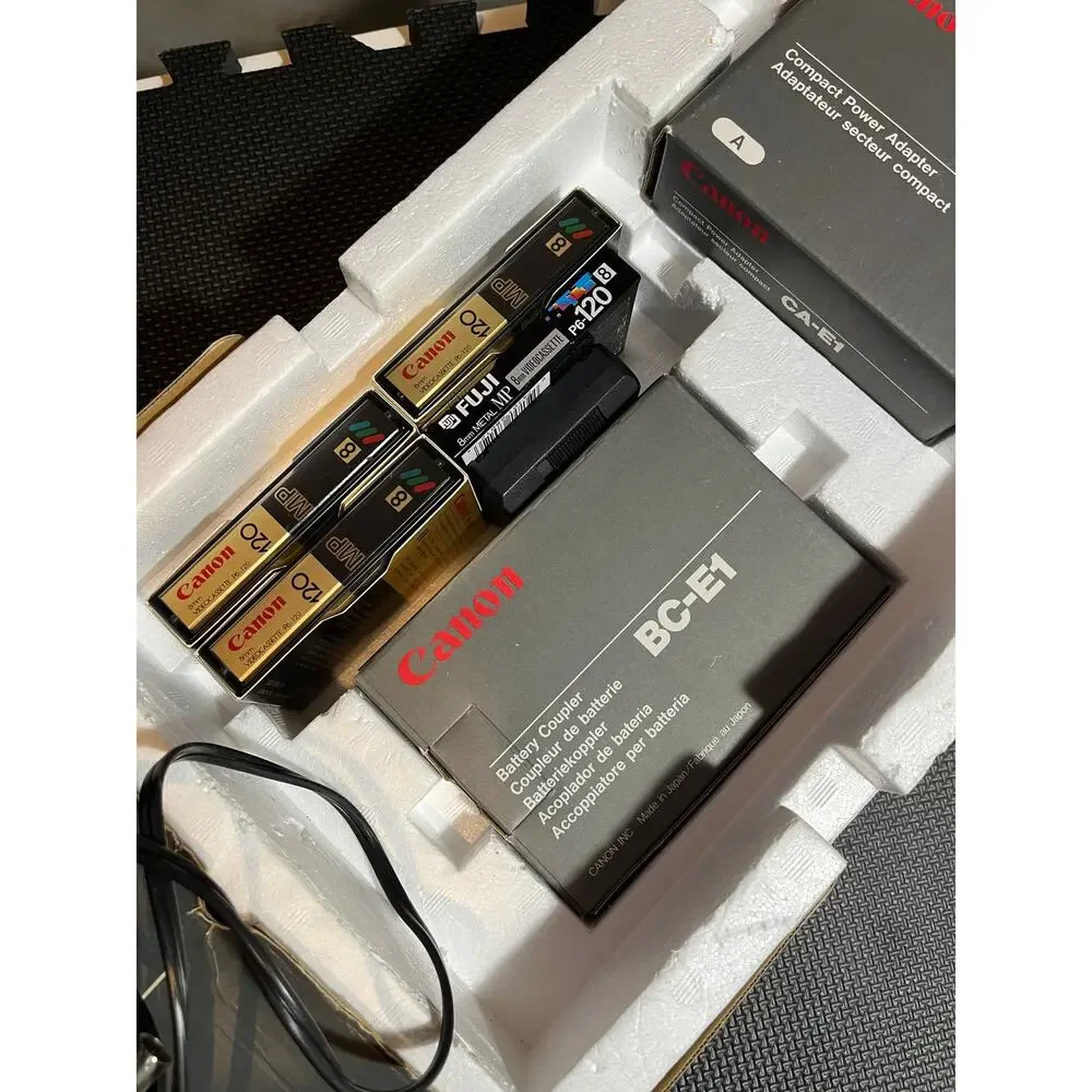 Vintage Canon AK-E1A Accessory Kit CA-E1, BC-E1,‎ RU-E1 and more